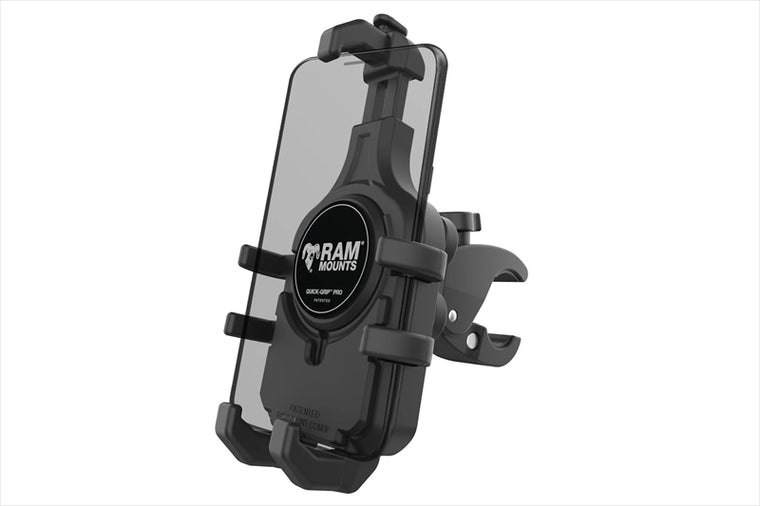 RAM MOUNTS(ラムマウント) | クイックグリッププロ クレイドルホルダー M ＆タフクロー S セット φ15.9-28.9mm対応 一体式 防振ダンパー Vibe-Safe | RAM-HOL-PD5V-400-1U
