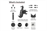 RAM MOUNTS(ラムマウント) | クイックグリッププロ クレイドルホルダー M ＆タフクロー S セット φ15.9-28.9mm対応 一体式 防振ダンパー Vibe-Safe | RAM-HOL-PD5V-400-1U