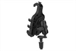 RAM MOUNTS(ラムマウント) | クイックグリッププロ クレイドルホルダー M ＆フォークステムベースセット ショートアーム 内径φ12-38mm対応 1インチボール | RAM-B-176-A-PD5U
