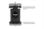 RAM MOUNTS(ラムマウント) | クイックグリッププロ クレイドルホルダー L ＆タフクロー S セット φ15.9-28.9mm対応 一体式 防振ダンパー Vibe-Safe | RAM-HOL-PD7V-400-1U