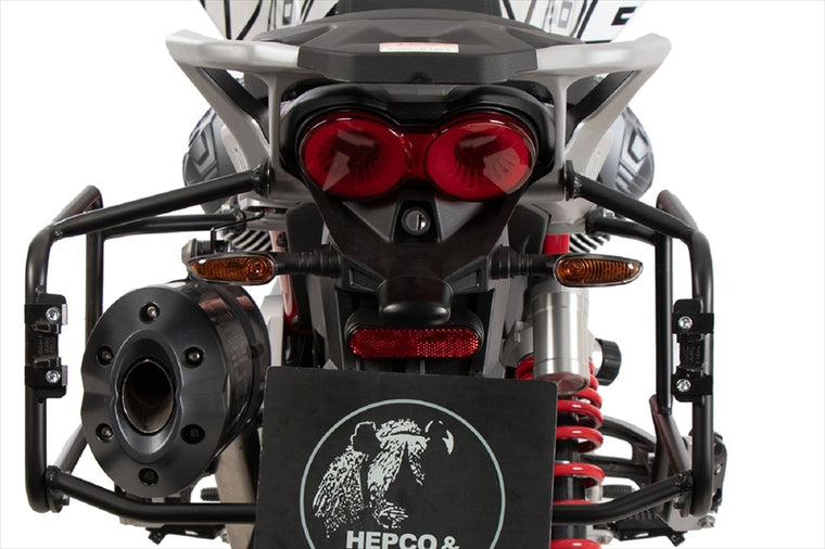 ヘプコアンドベッカー｜サイドキャリア ブラック V85TT/STRADA/TRAVEL 24-25｜653561 00 01