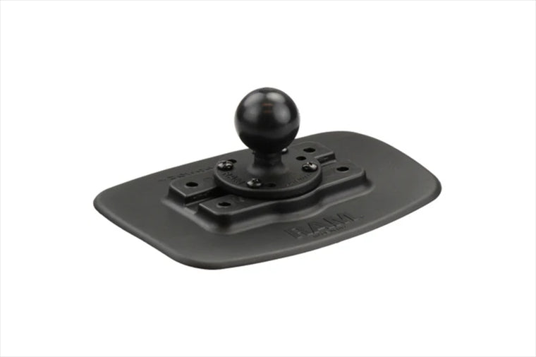 RAM MOUNTS(ラムマウント) | 貼付ベース 粘着面177.8x136.5mm 1.5インチボール Bond-A-Base | RAP-398-BLK-202U
