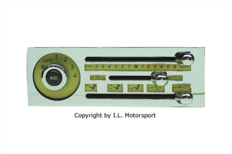 I.L.Motorsport(アイエルモータースポーツ)｜エアコンパネルカバー クローム タン/ブルー｜NA0-0035t/g