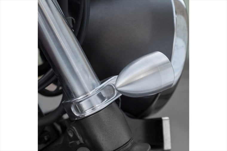 MOTONE CUSTOMS(モートーン)｜フロントウインカーステー CLAMPITS 39mmフォーククランプ ポリッシュ M8/M10｜MMU676