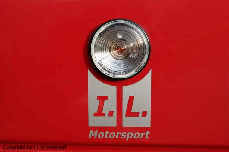 I.L.Motorsport(アイエルモータースポーツ)｜ステッカー シルバー｜NAB-0001
