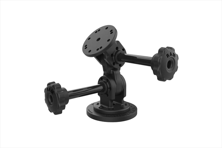 RAM MOUNTS(ラムマウント) | デュアルピボット マグネットマウント AMPSパターン ノブ付 | RAP-101-PV4-2PMAG88U