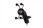 RAM MOUNTS(ラムマウント)ジムニー専用スマートフォンホルダー Xグリップ S ＆M8ボルトベースセット 標準アーム 1インチボールRAM-PL20