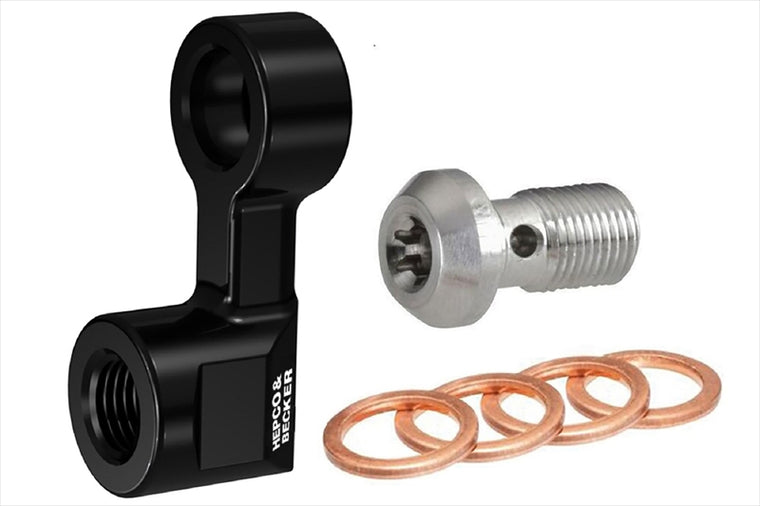 HEPCO&BECKER(ヘプコアンドベッカー) | ブレーキ＆クラッチホース延長アダプター 30mm | 4230-MT111-BL