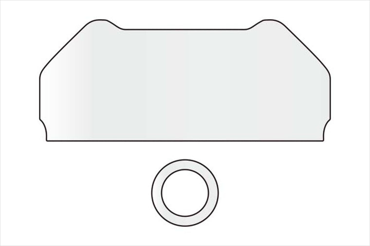 PROTECS(プロテクス)｜メーター保護フィルム 施工専用ジェル付き Y-E1LG｜Y-E1LG