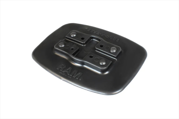 RAM MOUNTS(ラムマウント)｜貼付ベース 粘着面177.8x136.5mm ボール無 ブラック Bond-A-Base ｜RAP-398-BLKU