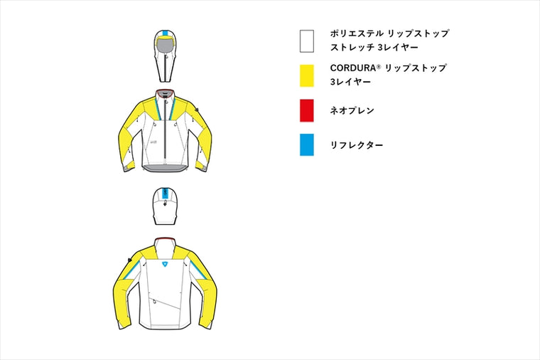 REV’IT(レブイット)コンポーネント3 H2OFJT398-1430-XL