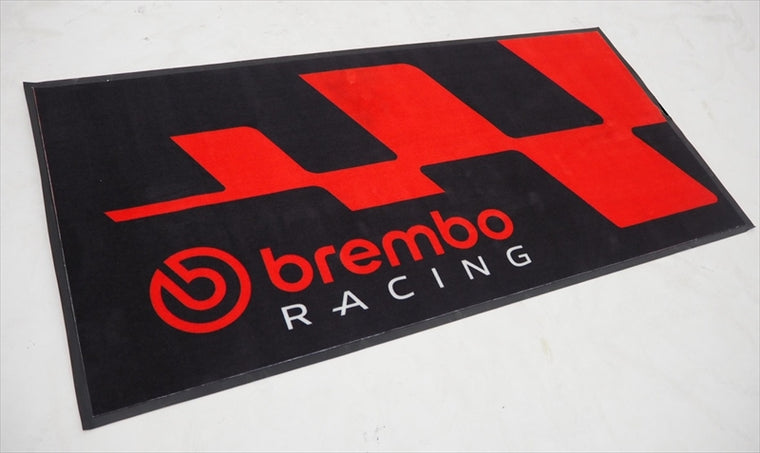 BREMBO(ブレンボ)｜レーシングフロアマット ブラック/レッド｜99.8637.83-2