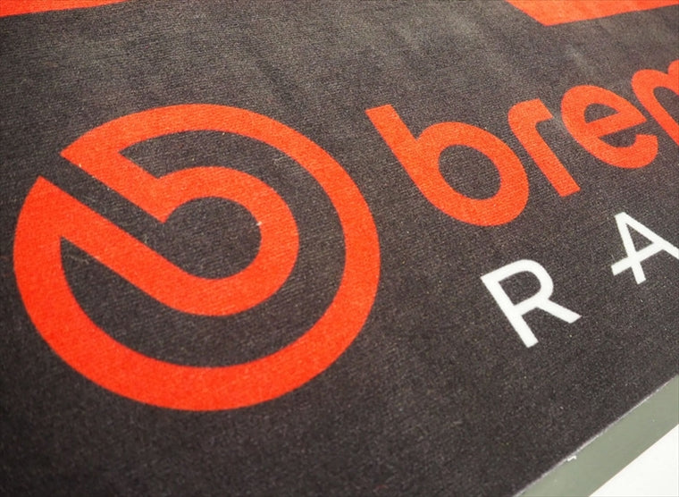 BREMBO(ブレンボ)｜レーシングフロアマット ブラック/レッド｜99.8637.83-2