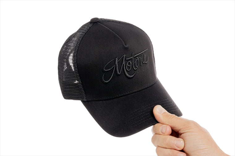 MOTONE CUSTOMS(モートーン)キャップ STEALTH ブラック/ブラックSMK001-R