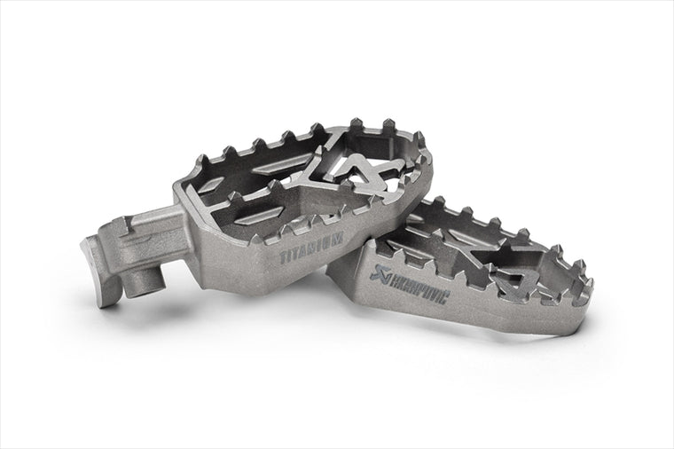 AKRAPOVIC(アクラポビッチ)アドベンチャーフットペグセット チタンF-Y7T2