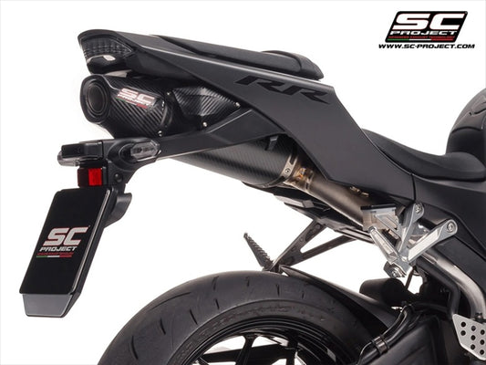 SC-PROJECT(エスシープロジェクト)｜スリップオン SC-RRサイレンサー カーボン フルチタンリンクパイプ CBR600RR 24-25｜H53A-T185C-R