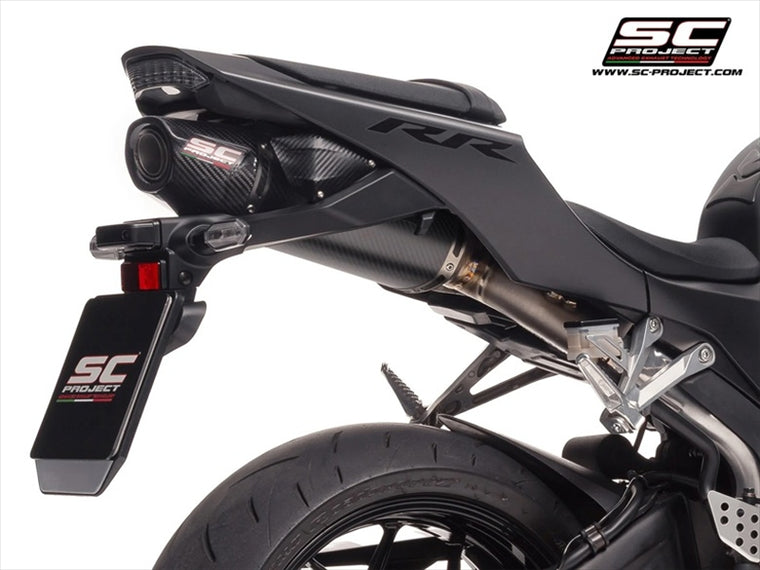 SC-PROJECT(エスシープロジェクト)｜スリップオン SC-RRサイレンサー カーボン フルチタンリンクパイプ CBR600RR 24-25｜H53A-T185C-R