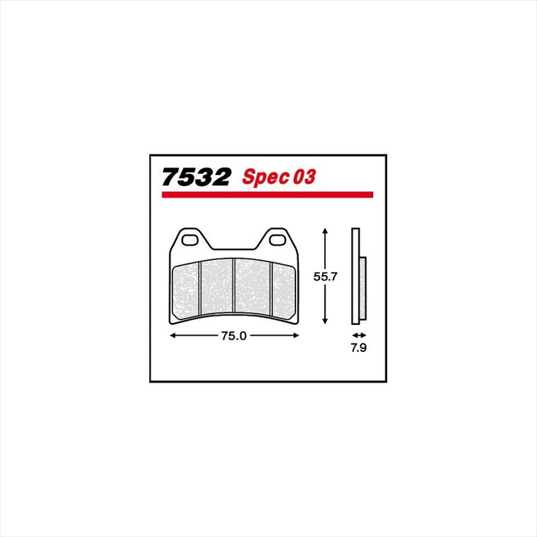 METALLICO(メタリカ)B/PAD RACING7532-Spec03