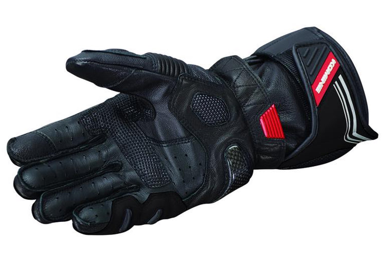 【KOMINE】コミネ GK-169 TITAN R GLV JULIUS B／RED ＃3XL【カタログ品番：P077-7405】【メーカー品番：06-169】