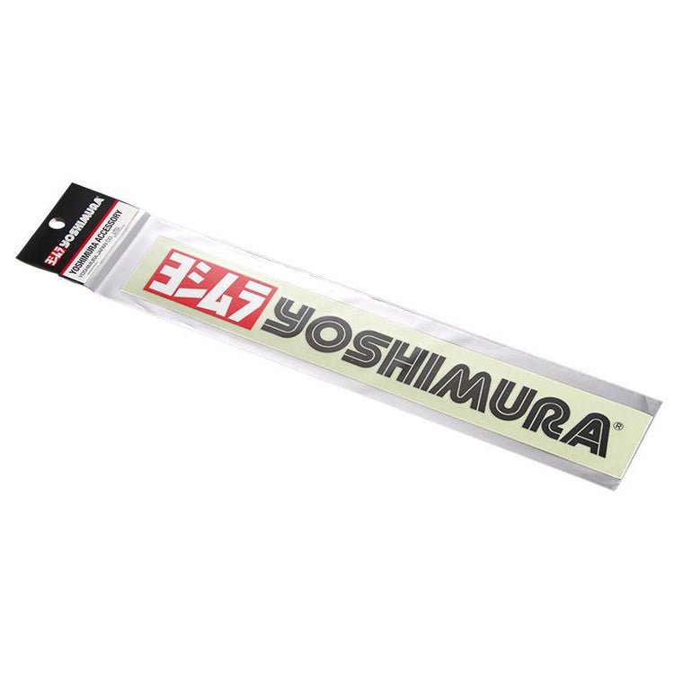 YOSHIMURA | ヨシムラ ヨシムラステッカー 250mm 赤・黒 | 904-213-3200
