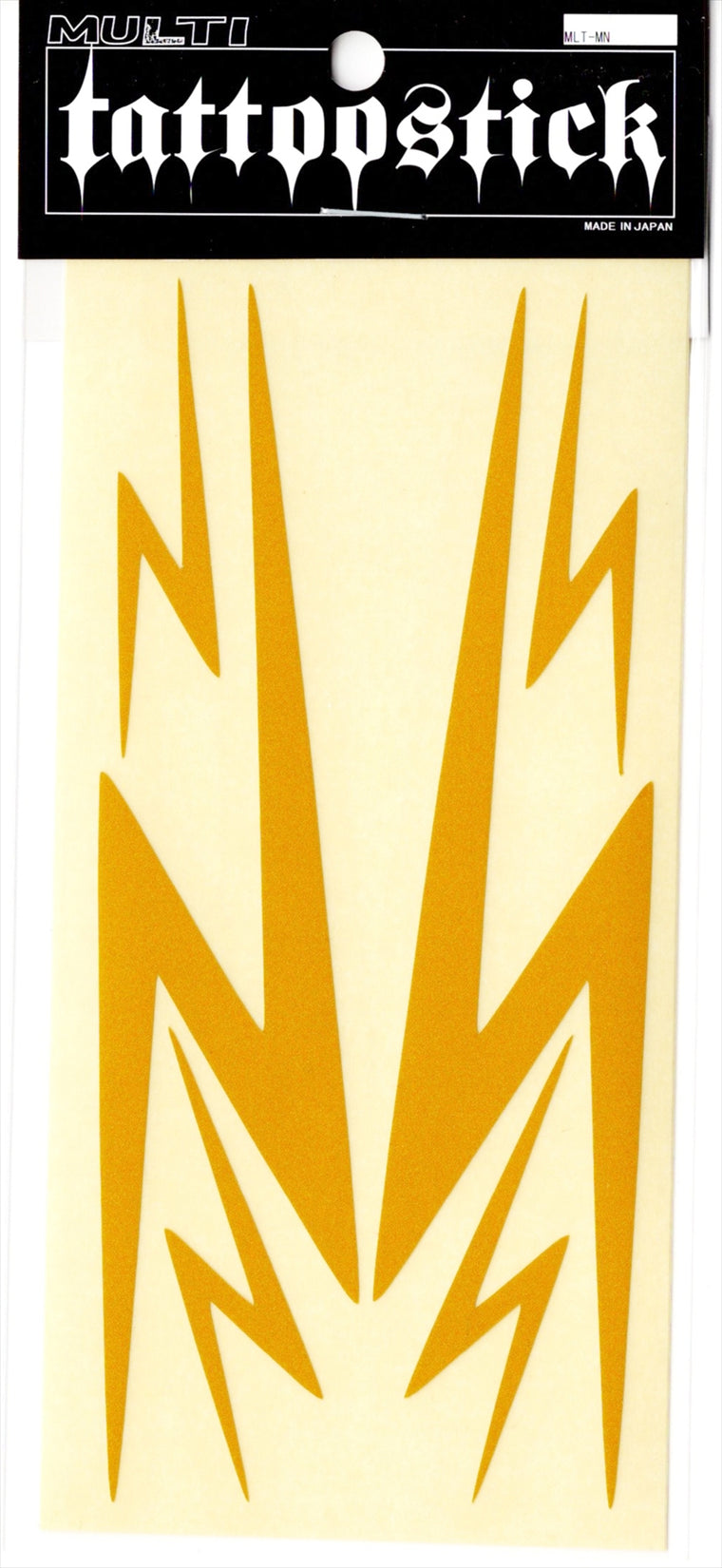 DUKETRADE(デュークトレード)｜TATTOOSTICKリフレクター｜TSR-LIGHTNING-M-Y