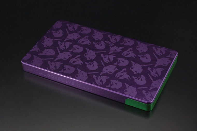 【ギルドデザイン】GM-175 EVA ジュラルミンカードケース Purple×Green(初号機) 49101