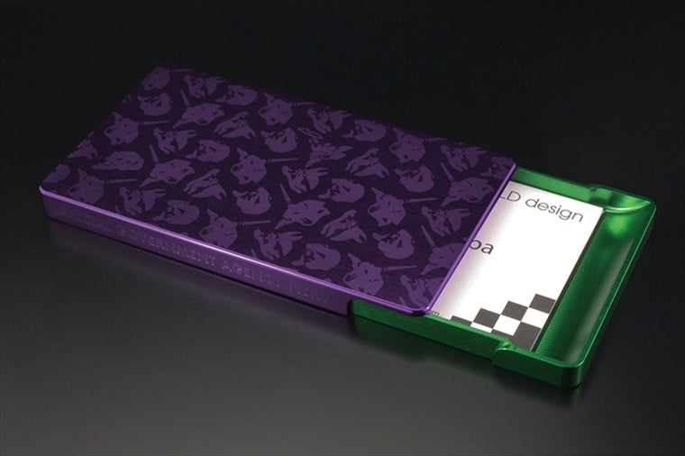 【ギルドデザイン】GM-175 EVA ジュラルミンカードケース Purple×Green(初号機) 49101