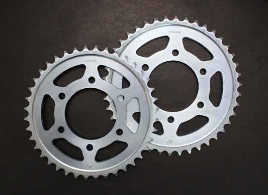 SUNSTAR(サンスター スプロケ)｜スチール リア スプロケット 525-42T CB400SF ブラック塗装 ｜JH-105-42
