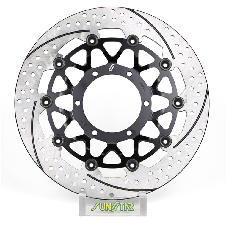 SUNSTAR BRAKE(サンスター ブレーキ)｜プレミアムR 右 ホール＆スリット/フルフローティング/4.5mm厚｜ET220FR