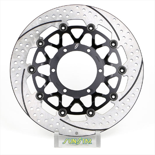 SUNSTAR BRAKE(サンスター ブレーキ)｜プレミアムR 右 ホール＆スリット/セミフローティング/4.5mm厚｜ET220WR