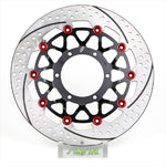 SUNSTAR BRAKE(サンスター ブレーキ)｜プレミアムR 右 ホール＆スリット セミフローティング 4.5mm厚｜ET220WR-RD