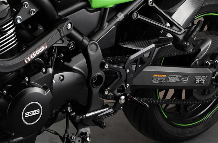 アエラ | ライディングステップ Z900RS ブラック | AE-10093 BK