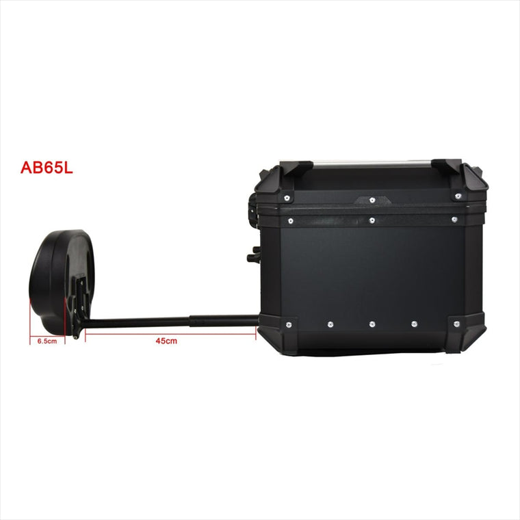 クーケース｜アルミトップケース 可変バックレスト｜CAB650B