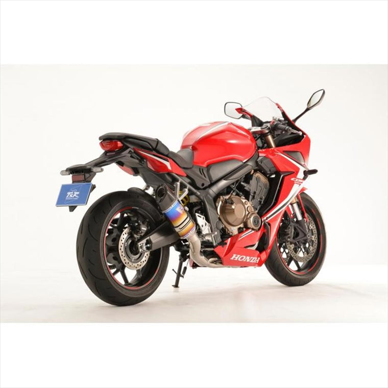 テクニカルスポーツレーシング｜チタンエキゾースト ファイヤーポリッシュ CBR650R/CB650R 19-23｜18000-R03-WF1FP