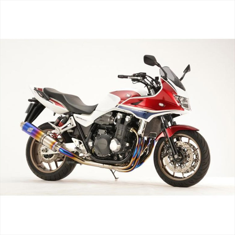 テクニカルスポーツレーシング｜チタンエキゾースト ファイヤーポリッシュ φ115-450 CB1300SF/SB 18-20｜18000-S54-WFBFP