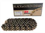 【エヌマチェーン】チェーン 428SRX2 BLK＆GLD 126L MLJ 428SR-X2(BK/GP)