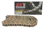【エヌマチェーン】チェーン 520ZVX3 ゴールド 136L MLJ 520ZV-X3(GP/GP)