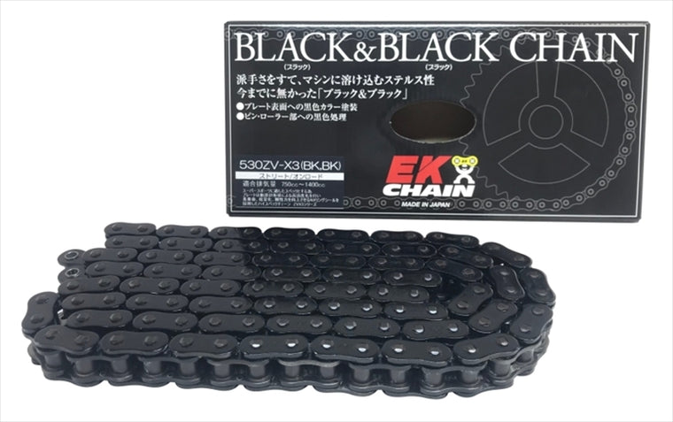 ENUMA CHAIN(エヌマチェーン)チェーン 530ZVX3 BLK＆BLK530ZV-X3(BK/BK)