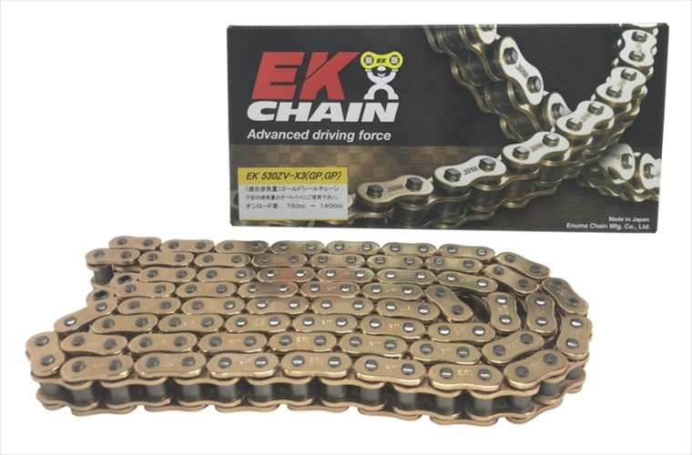 ENUMA CHAIN(エヌマチェーン)チェーン 520ZVX3 ゴールド520ZV-X3(GP/GP)