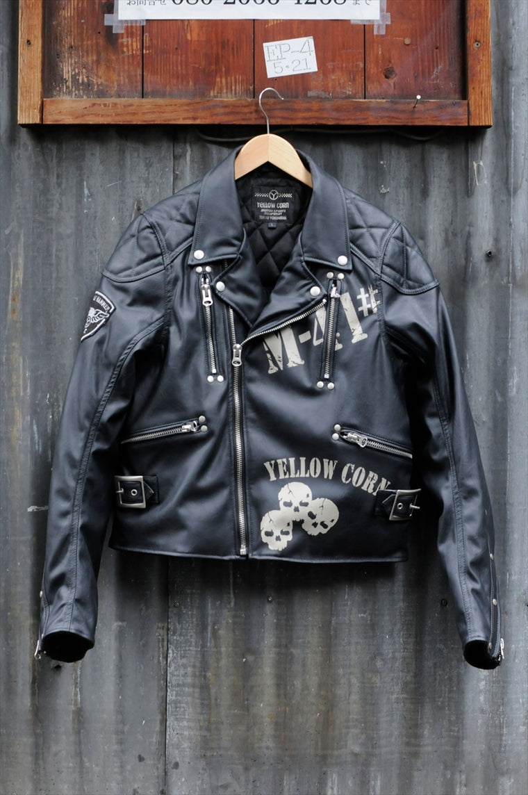 YELLOW CORN(イエローコーン) フェイクレザーJKT #L YB-2314 – はとや 