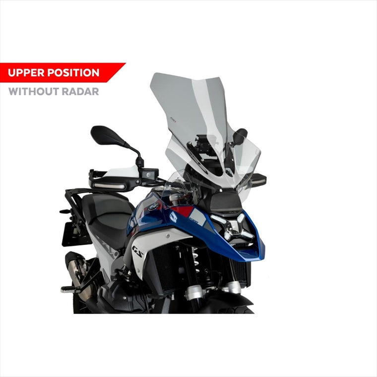 PUIG(プーチ) | ツーリングスクリーン ACC/レーダー無モデル対応 スモーク | 21840H | R1300GS 23-24 /R1300GS TROPHY 23-24