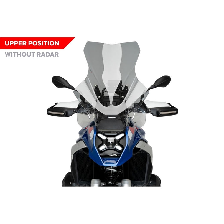 PUIG(プーチ) | ツーリングスクリーン ACC/レーダー無モデル対応 スモーク | 21840H | R1300GS 23-24 /R1300GS TROPHY 23-24
