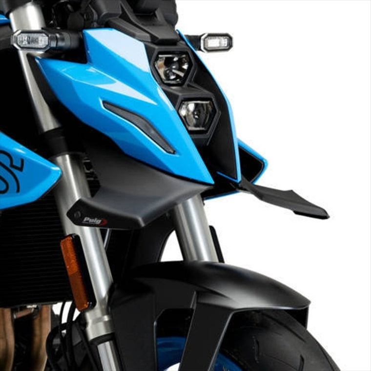 プーチ｜フロントダウンフォースネイキッドスポイラー マットブラック GSX-8S 23-24｜21704J