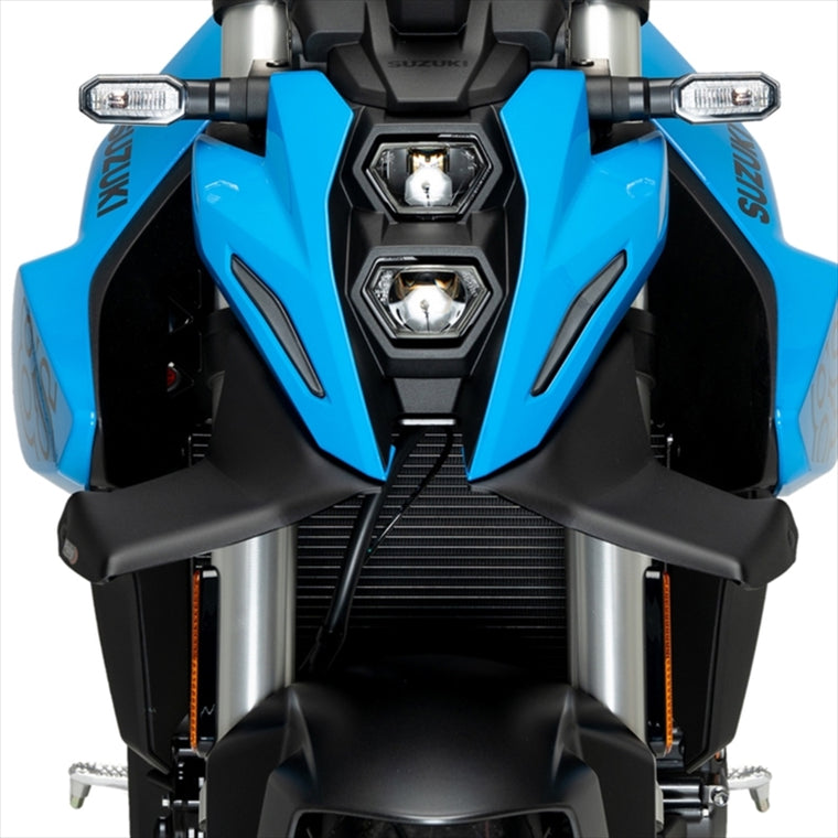 プーチ｜フロントダウンフォースネイキッドスポイラー マットブラック GSX-8S 23-24｜21704J