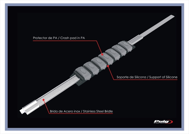 プーチ｜エキゾーストプロテクター (EXHAUST PROTECTOR) ブラック 汎用｜21728N