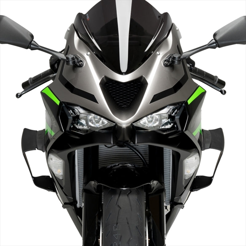 プーチ サイドダウンフォーススポイラーRACE マットブラック ZX-6R