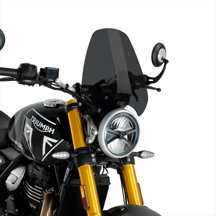 プーチ｜ニュージェネレーションNKスクリーンSPORT ダークスモーク TRIUMPH SCRAMBLER 400X 24-/SPEED400 24-｜21933F