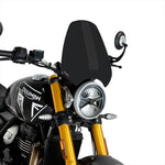 プーチ｜ニュージェネレーションNKスクリーンSPORT マットブラック TRIUMPH SCRAMBLER 400X 24-/SPEED400 24-｜21933J