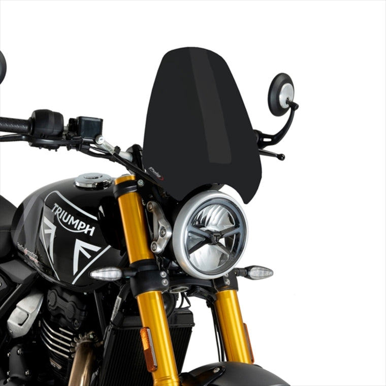 プーチ｜ニュージェネレーションNKスクリーンSPORT マットブラック TRIUMPH SCRAMBLER 400X 24-/SPEED400 24-｜21933J