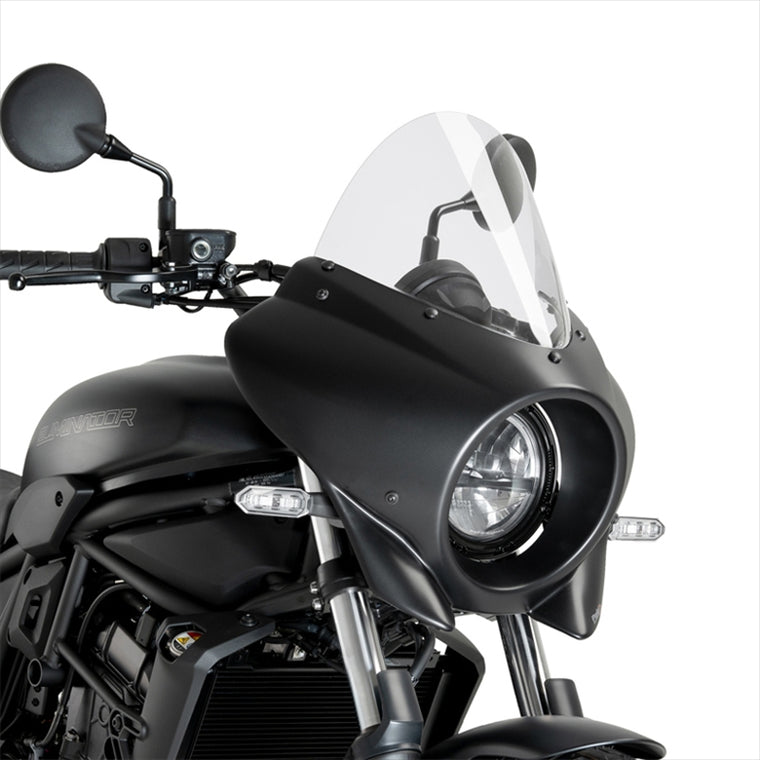 プーチ｜セミフェアリング ミラージュ TOURING マッドブラック/クリア ELIMINATOR 500 24- /ELIMINATOR 400 24-｜22145W